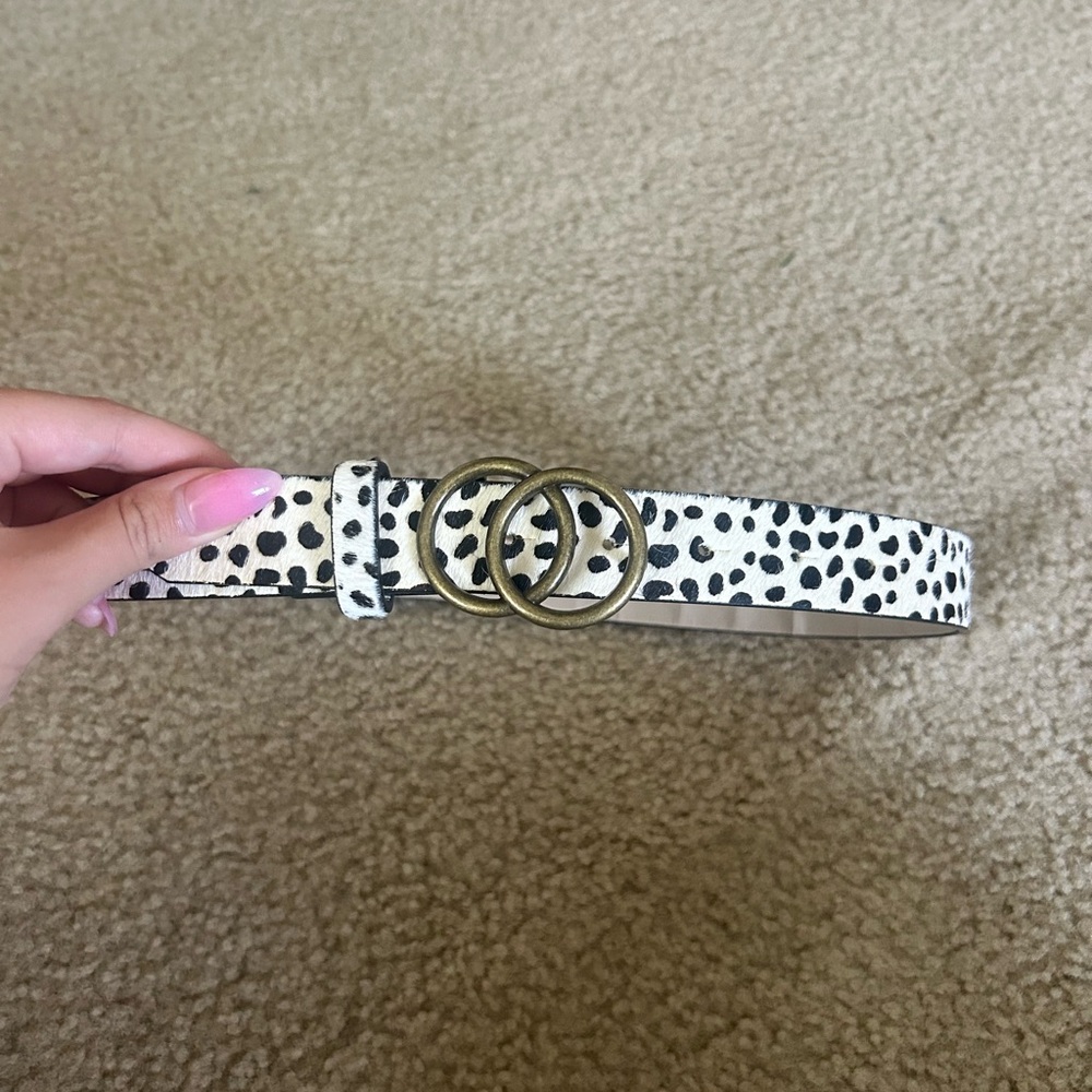 Altar’d State Dalmatian Print Belt